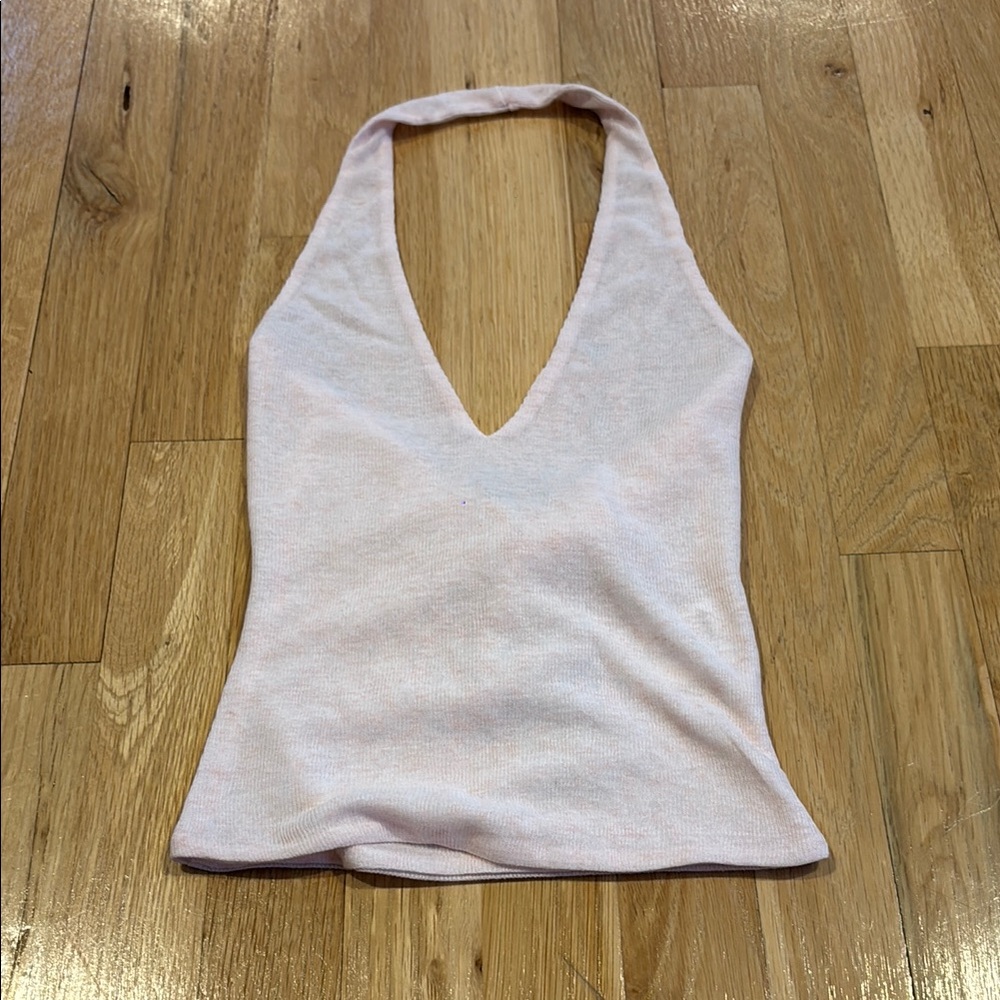 NWT White Fox Boutique Women’s Pink Halter Tank Top Size XXS